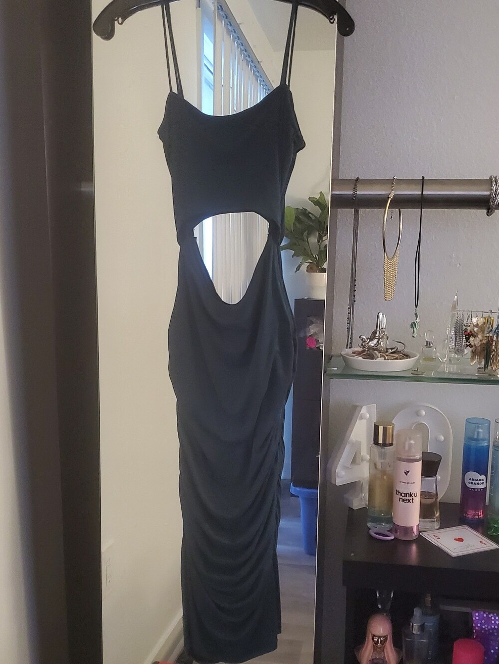 💕 Windsor 💕 Emerald Green/Jade Cut Out Midi Dress Size S